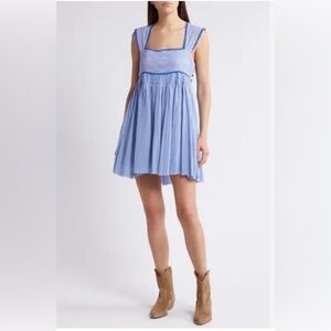 Free People | Dresses | Free People Heartland Embroidered Bodice Cotton  Minidress Size Xl Nwt | Poshmark